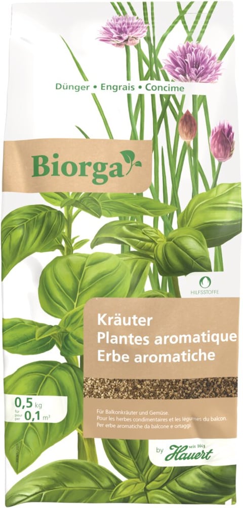 Biorga concime per erbe aromatiche, 500 g Fertilizzante solido Hauert 658207700000 N. figura 1
