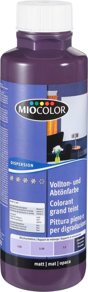 Vollton- und Abtönfarbe Vollton- und Abtönfarbe Miocolor 676776200000 Farbe Pflaumenblau Inhalt 500.0 ml Bild Nr. 1