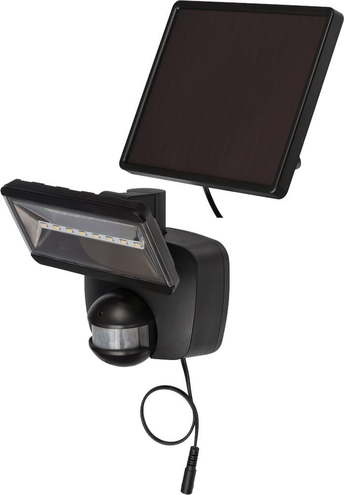 Solar LED-Strahler SOL 800 schwarz Aussenwandstrahler Brennenstuhl 613191500000 Bild Nr. 1