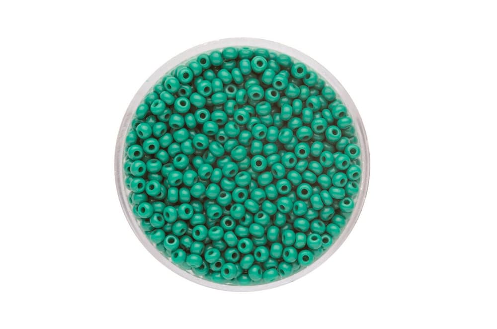 Rocailles 2.6mm verde sc opaco 17g Perline artigianali 608133300000 N. figura 1