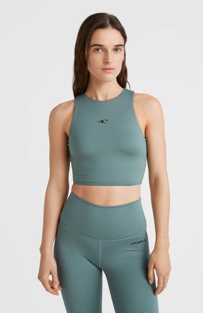 ACTIVE CROPPED TOP Top O'Neill 468209100544 Taglie L Colore turchese N. figura 1