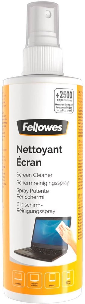 Spray di pulizia 250 ml Detergente per schermi Fellowes 785302404680 N. figura 1