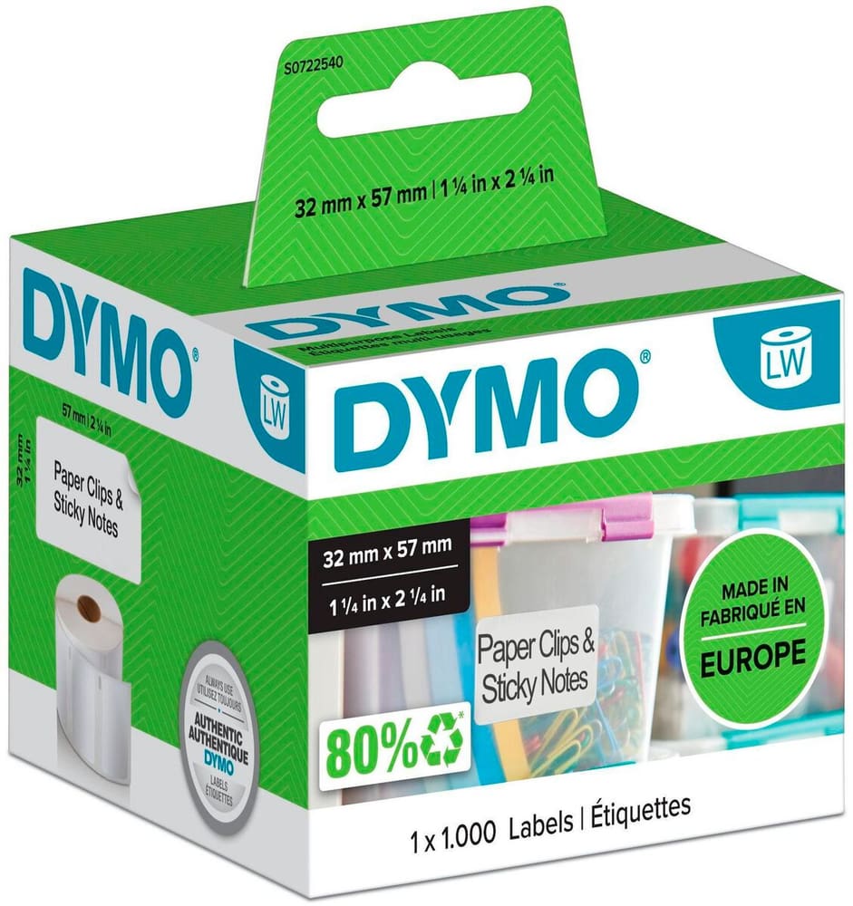 Thermo Direct 32 x 57 mm Étiquette Dymo 785302404231 Photo no. 1