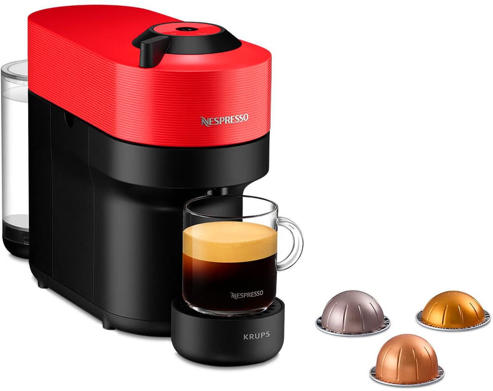 Nespresso Vertuo Pop Rouge XN9205 Machine à café à capsules Krups 785302423553 Photo no. 1