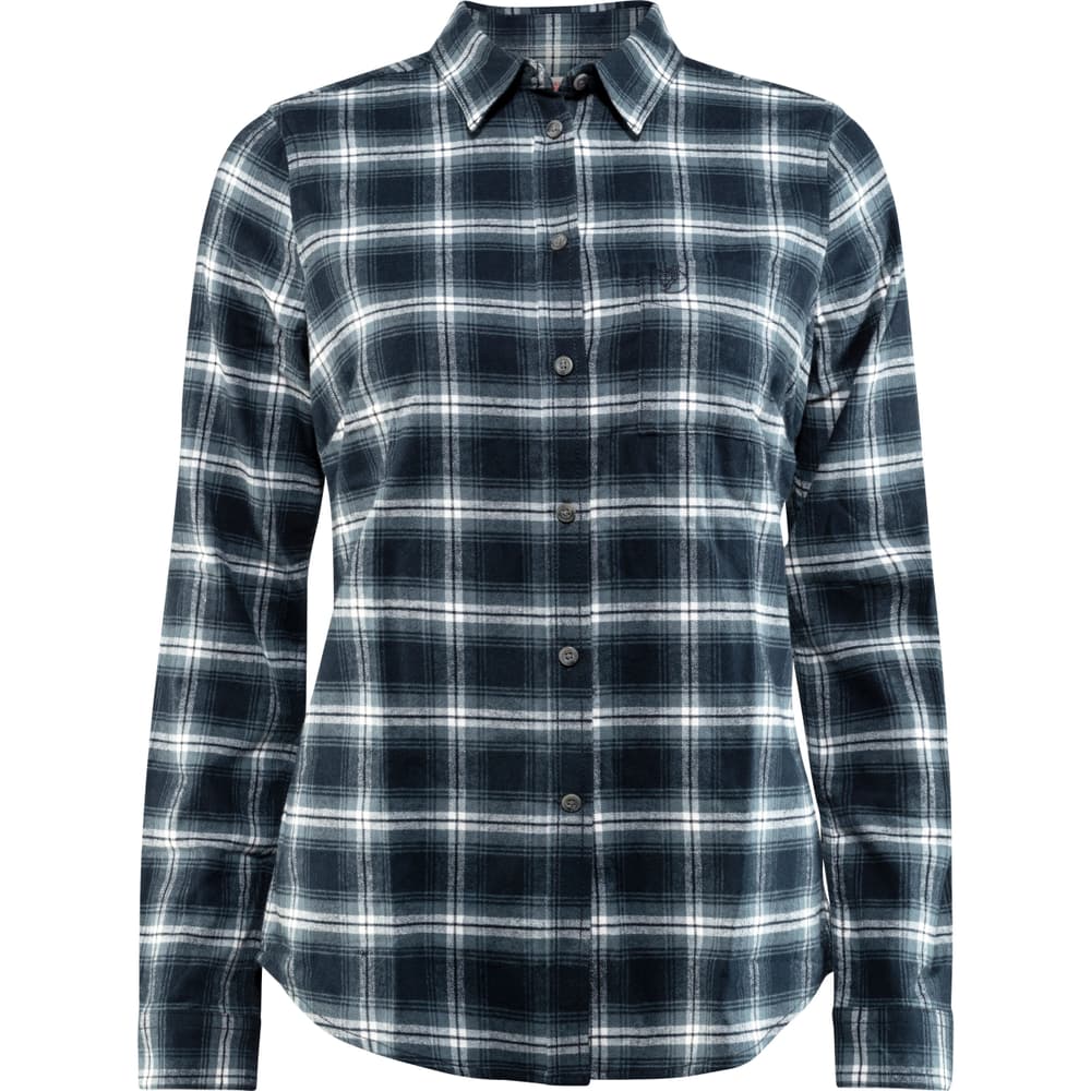 Övik Flannel Camicia da trekking Fjällräven 465800800443 Taglie M Colore blu marino N. figura 1