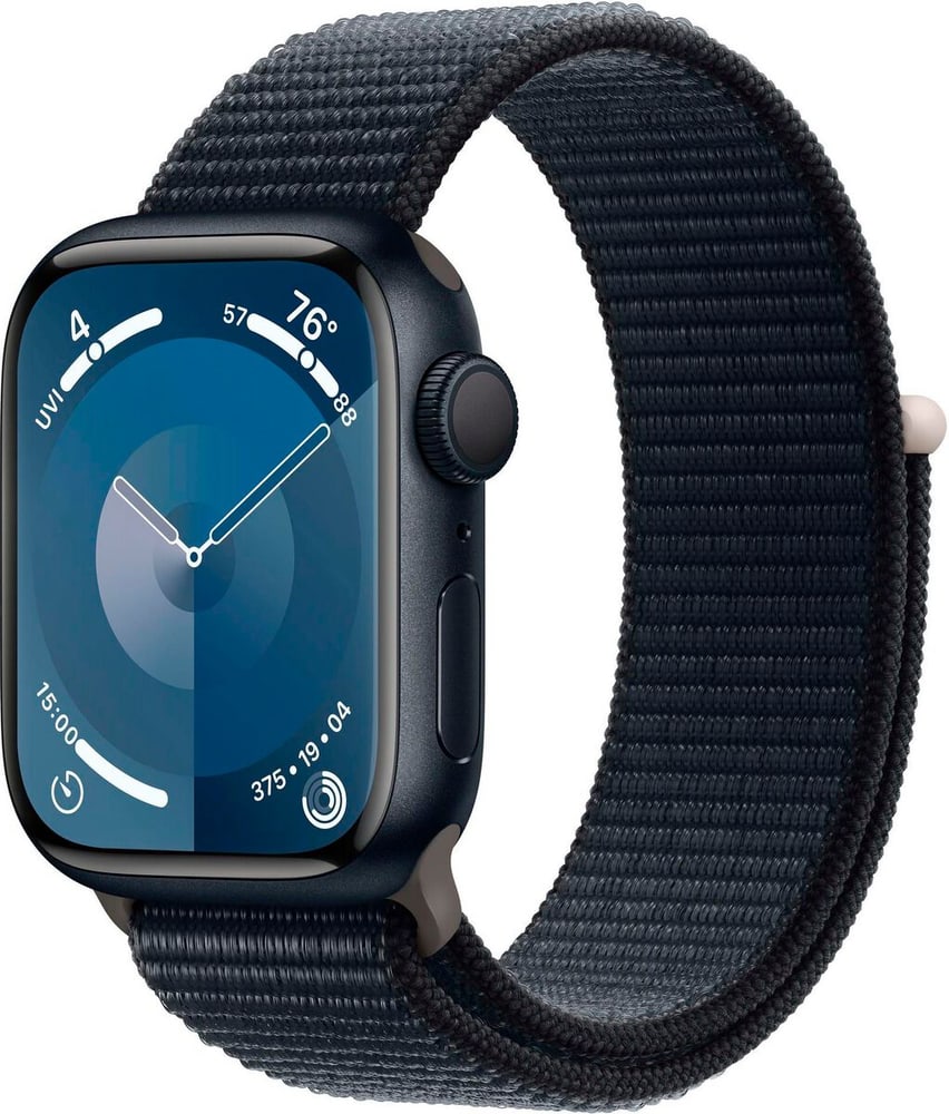 Watch Series 9 41 mm Alu Mitternacht Loop Smartwatch Apple 785302428125 Bild Nr. 1