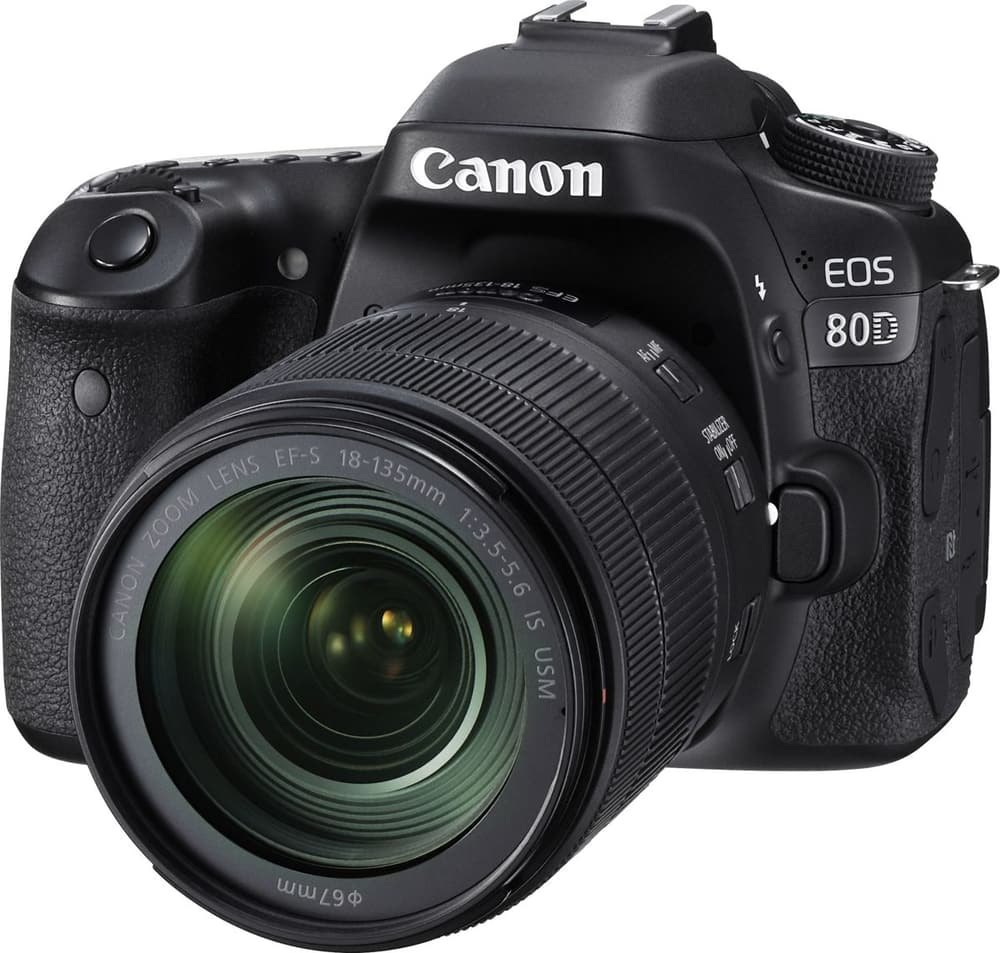 EOS 80D EF-S 18-135mm  IS USM incl. borsa + scheda memoria da 32GB Set fotocamera reflex Canon 79342250000016 No. figura 1