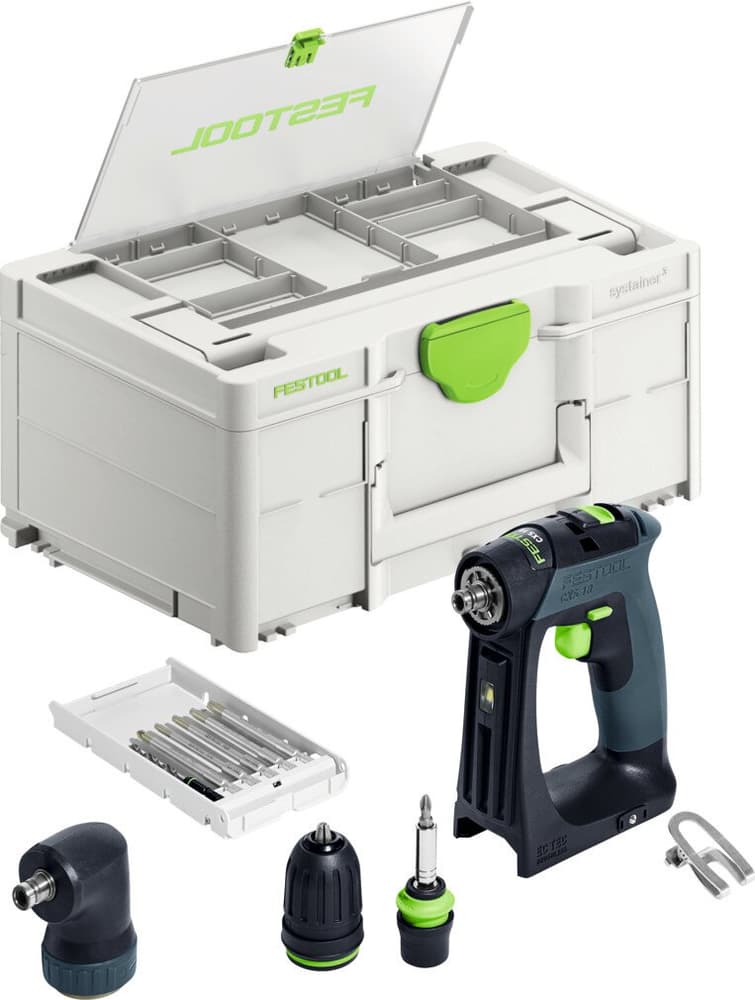 Perceuse-visseuse à accu FESTOOL CXS 18-Basic-Set Perceuse-visseuse Festool 617007800000 Photo no. 1