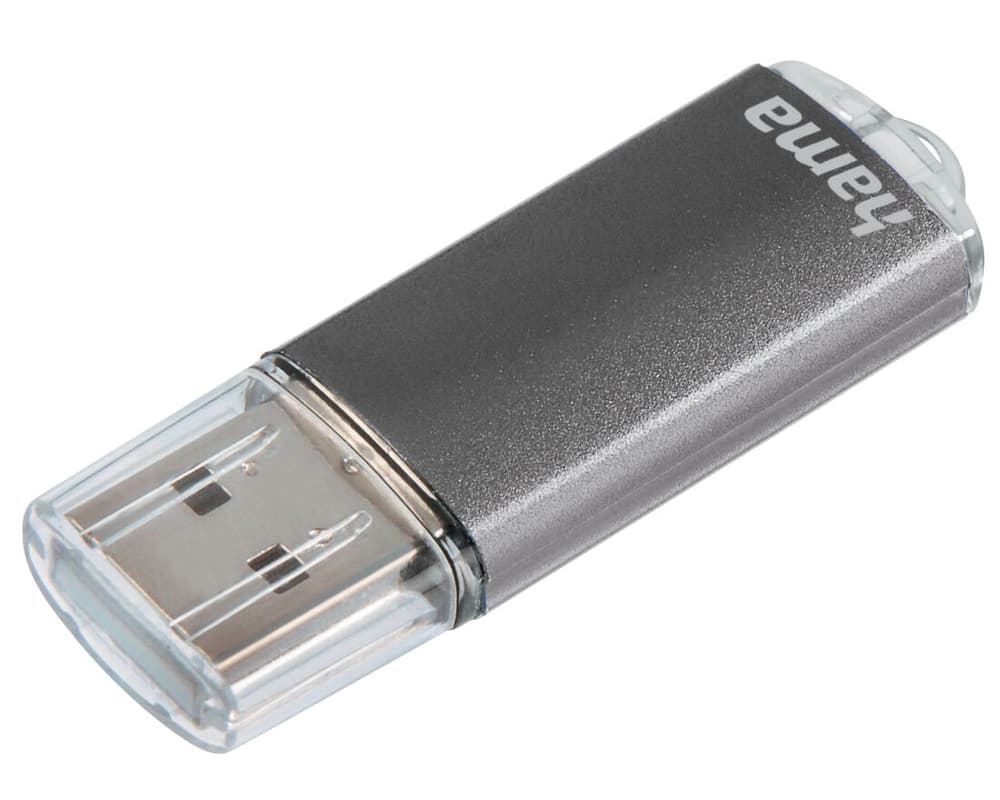 Laeta USB 2.0, 16 GB, 10 MB/s, Gris Clé USB Hama 785300172588 Photo no. 1