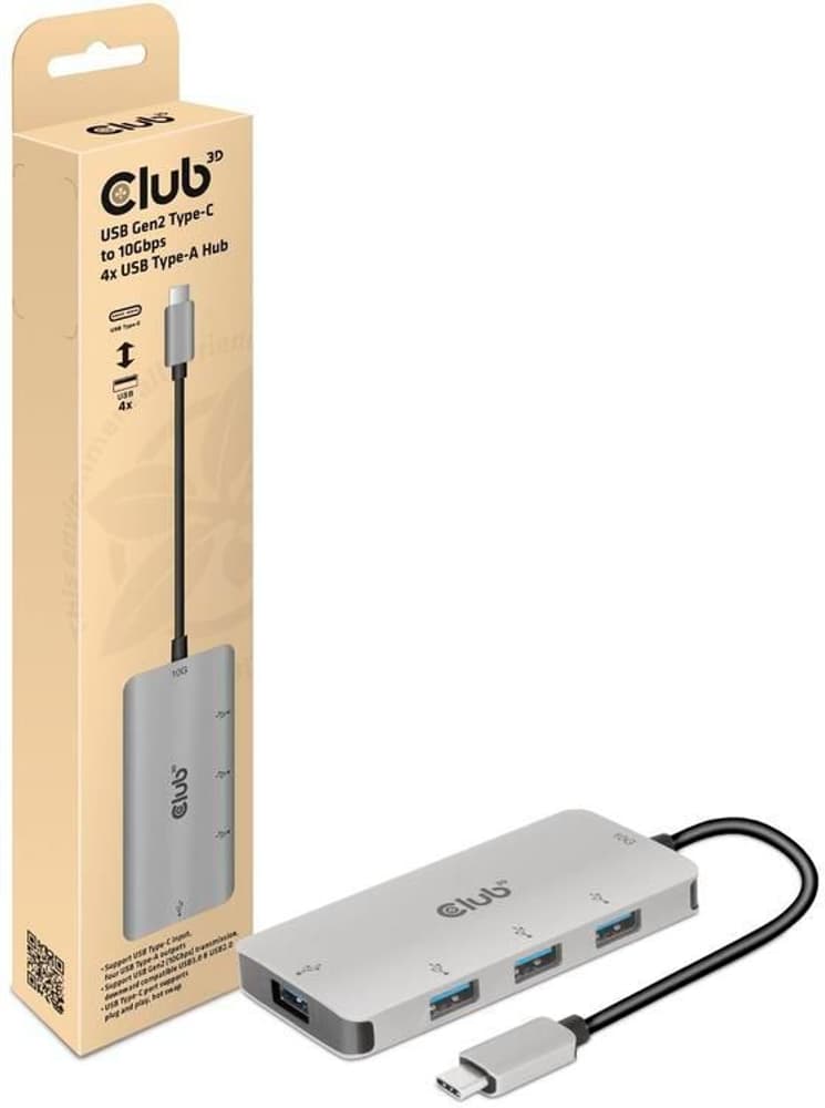 CSV-1547 Hub USB + station d’accueil Club 3D 785302403950 Photo no. 1