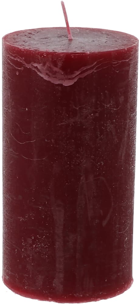 Zylinderkerze Rustico Kerze Balthasar 656207100012 Farbe Bordeaux Rot Grösse ø: 7.0 cm x H: 13.0 cm Bild Nr. 1