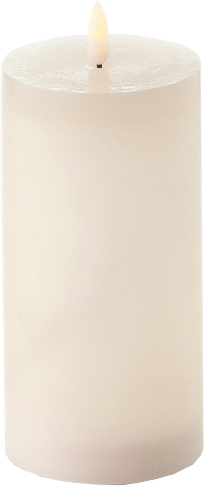 Zylinderkerze Rustico LED Kerze Balthasar 657596300002 Farbe Ecru Grösse ø: 7.5 cm x B: 8.0 cm x H: 15.0 cm Bild Nr. 1