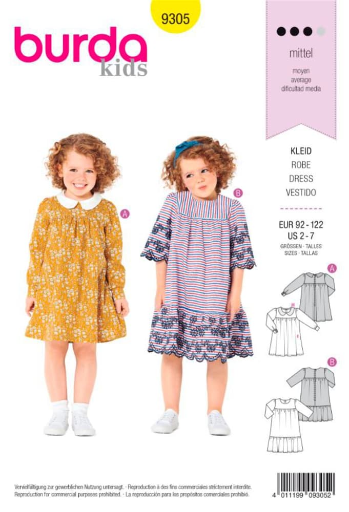 Schnittmuster, Kleid Schnittmuster burda 669700125263 Bild Nr. 1