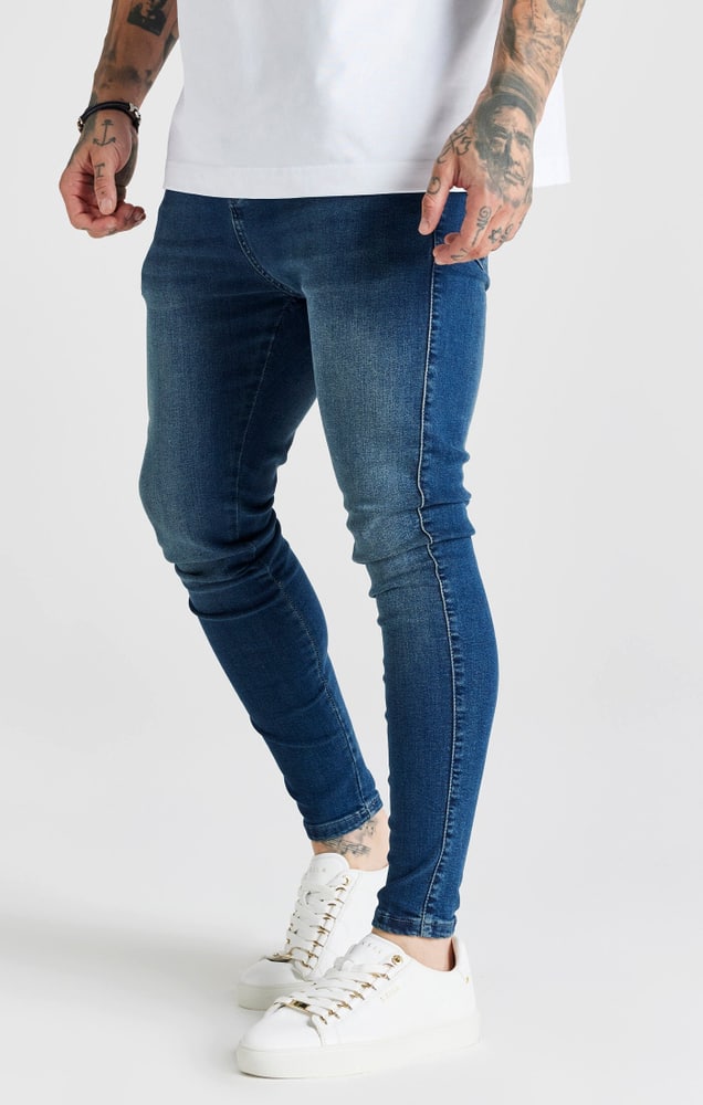 Essential Skinny Jean Freizeithose SikSilk 474111600547 Grösse L Farbe denim Bild-Nr. 1