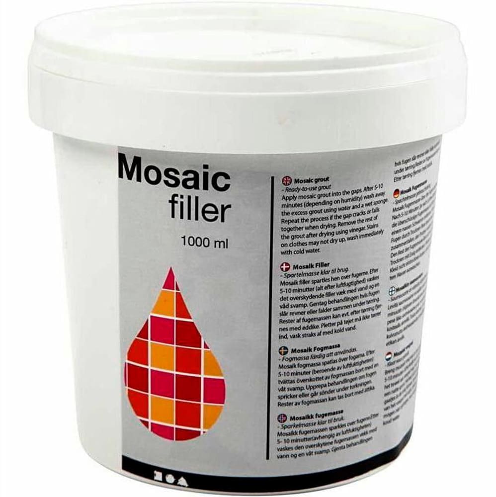 Stucco per mosaico 1000 ml, bianco Mezzo per malta Creativ Company 785302426683 N. figura 1