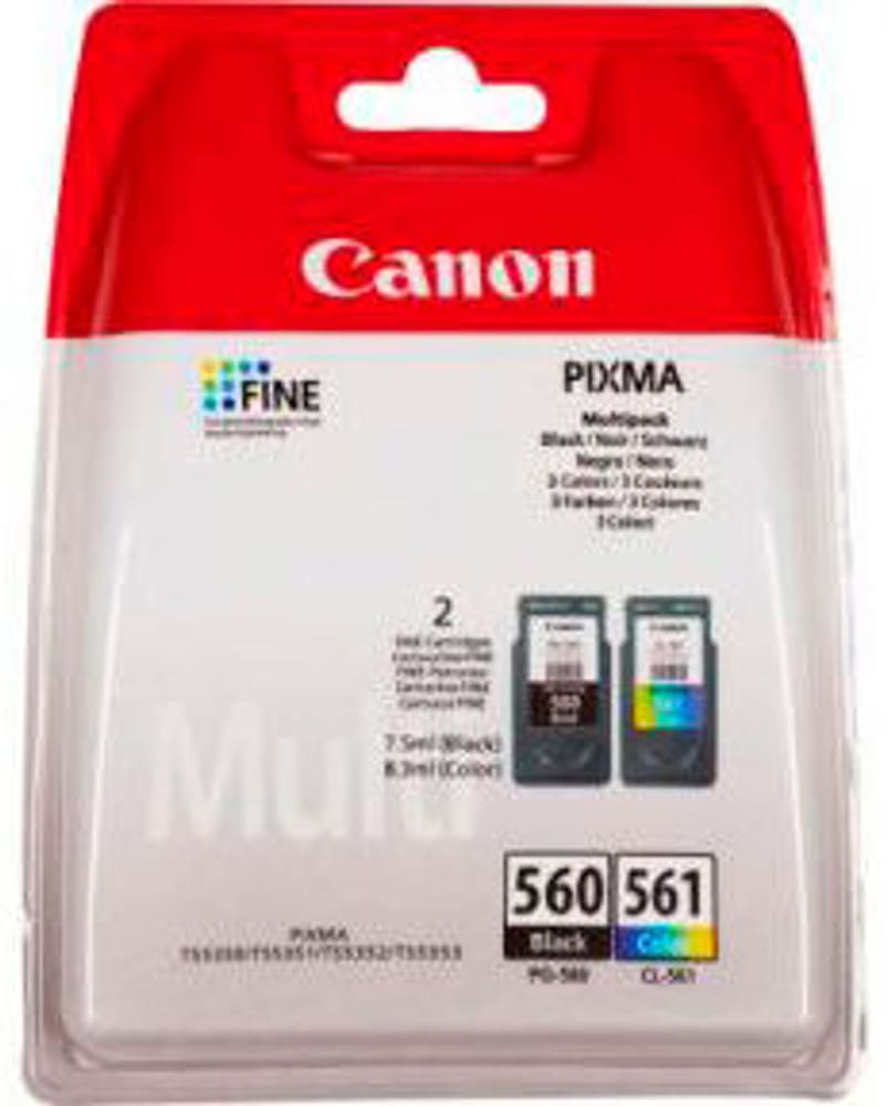 Canon PG560/CL561 Photo Value Pack black Cartuccia d'inchiostro Canon 798345800000 N. figura 1