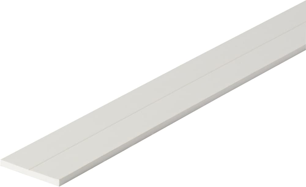Barra piatta 29.5 x 3 mm PVC bianco 1 m alfer 605114200000 N. figura 1