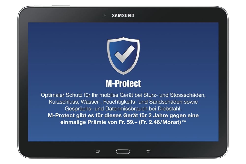 Galaxy Tab4 10.1" Wi-Fi 16GB nero DE Version Tablet Samsung 79786190000015 No. figura 1
