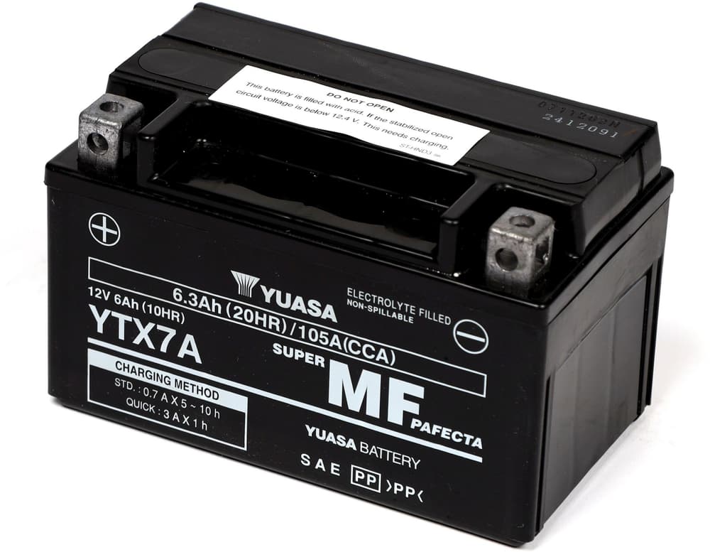 Batterie AGM 12V/6.3Ah/100A Motorradbatterie 621222100000 Bild Nr. 1