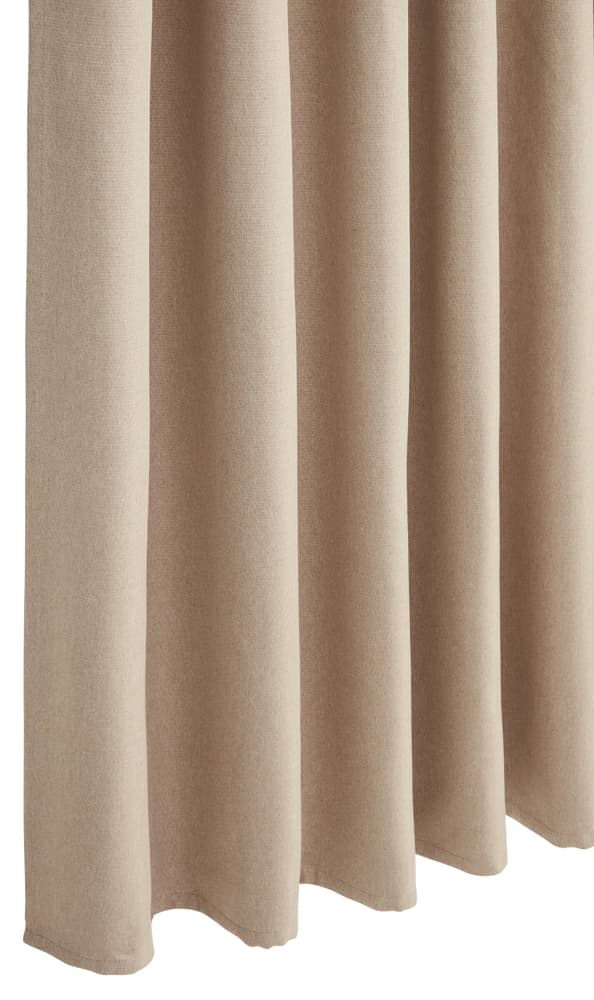 NICOLAS II Rideau prêt à poser occultant NICOLAS II Rideau prêt à poser occultant 432104821874 Couleur Beige Dimensions L: 300.0 cm x H: 260.0 cm Photo no. 1
