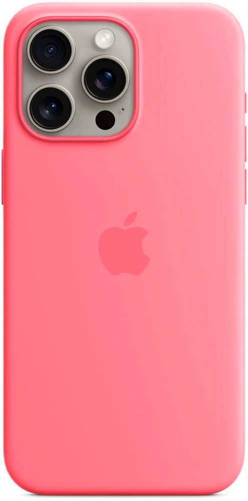 iPhone 15 Pro Max Silicone Case with MagSafe - Pink Smartphone Hülle Apple 785302426933 Bild Nr. 1