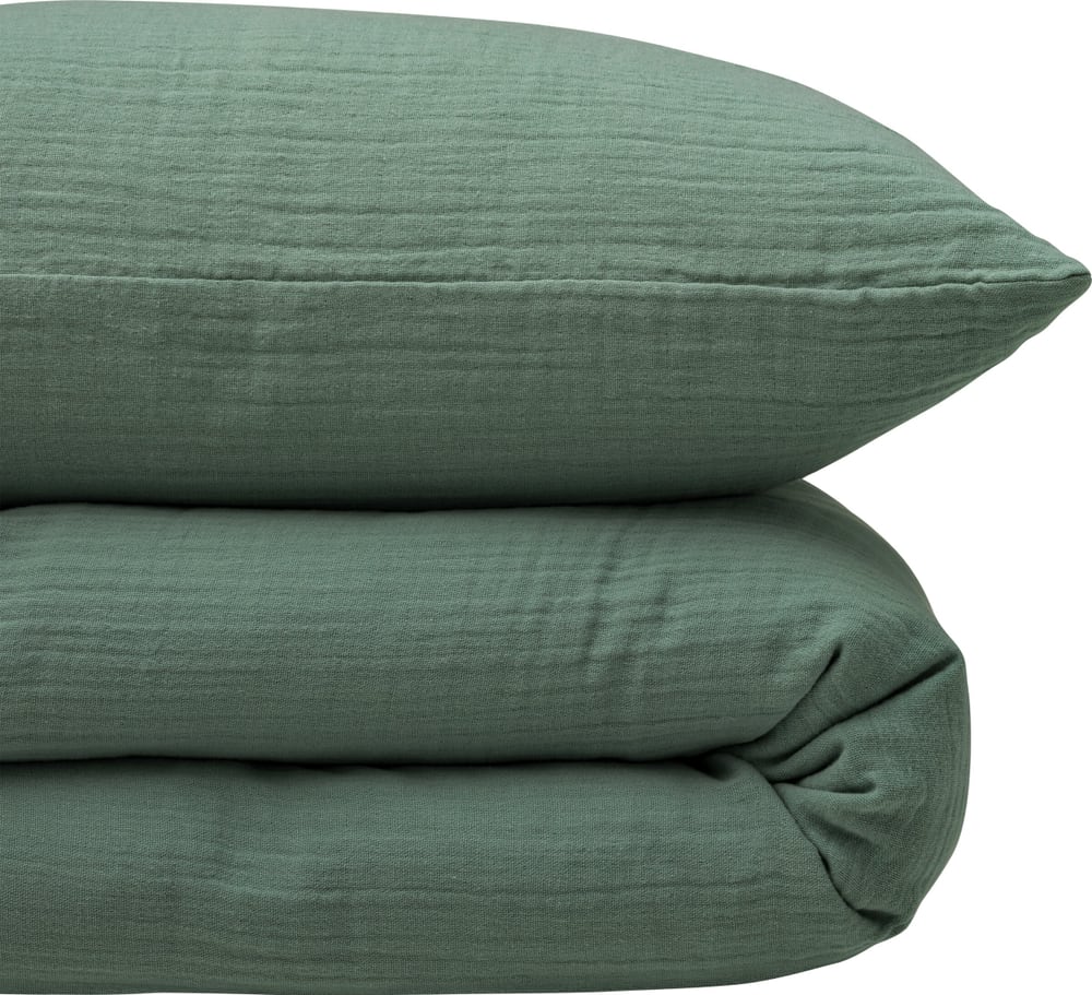 AARON Enfants Parure de lit 404797914260 Couleur Vert Dimensions L: 160.0 cm x P: 210.0 cm Photo no. 1