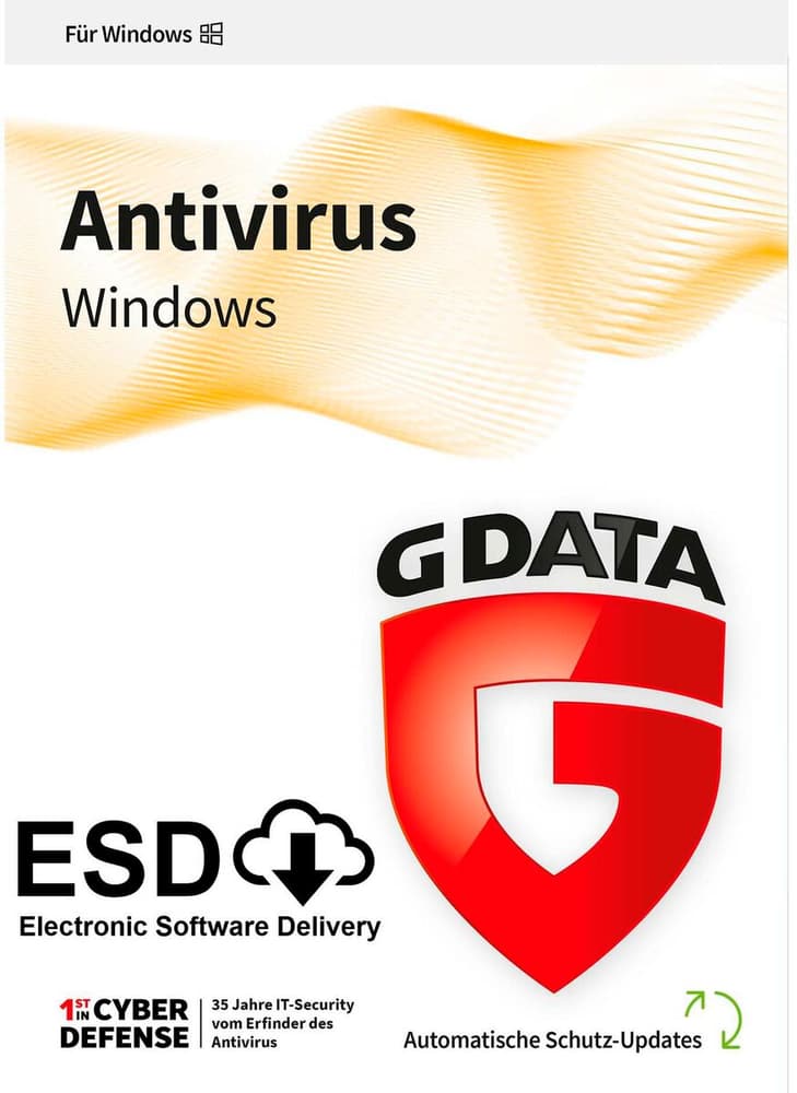 ESD, Vollversion, 1 Device, 1 Jahr Antivirus (Box) Gdata 785302420740 Bild Nr. 1