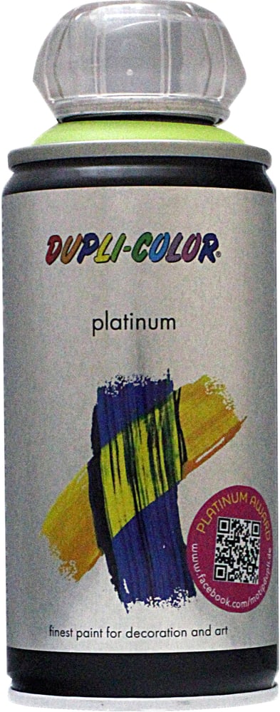 Peinture en aérosol Platinum mat Laque colorée Dupli-Color 660824000000 Couleur Vert Printemps Contenu 150.0 ml Photo no. 1