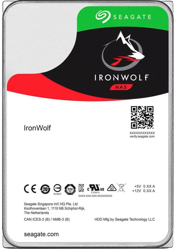 IronWolf 3.5" SATA 8 TB Interne Festplatte Seagate 785302408905 Bild Nr. 1
