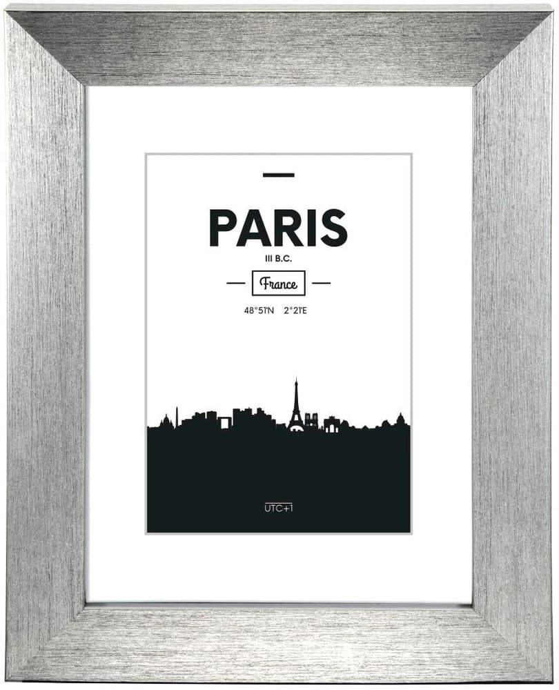 Kunststoffrahmen "Paris", Silber, 10 x 15 cm Bilderrahmen Hama 793193500000 Bild Nr. 1