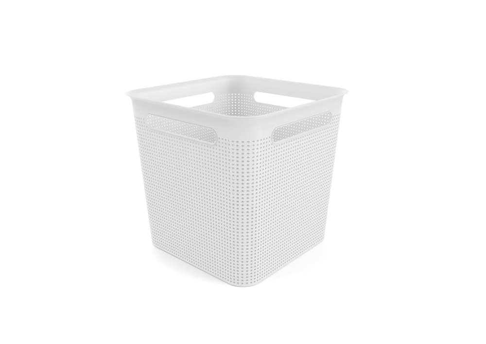 Boîte carrée 18l Brisen blanc Boîte de rangement Rotho 675697400000 Photo no. 1