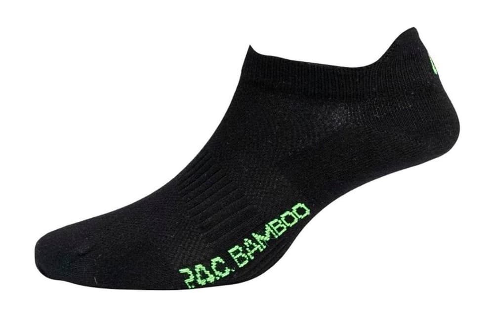 Bamboo Footie Socken P.A.C. 474191739320 Grösse 39-42 Farbe schwarz Bild-Nr. 1