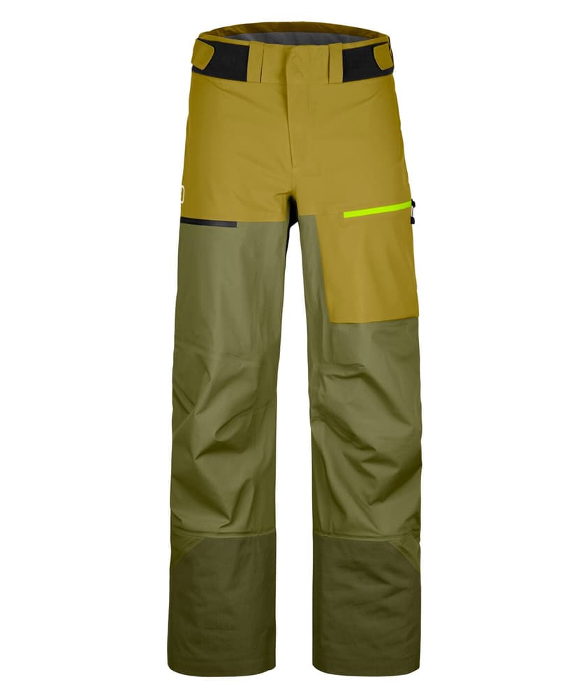 3L Ravine Shell PANTS M Pantaloni da sci Ortovox 468302300668 Taglie XL Colore verde muschio N. figura 1