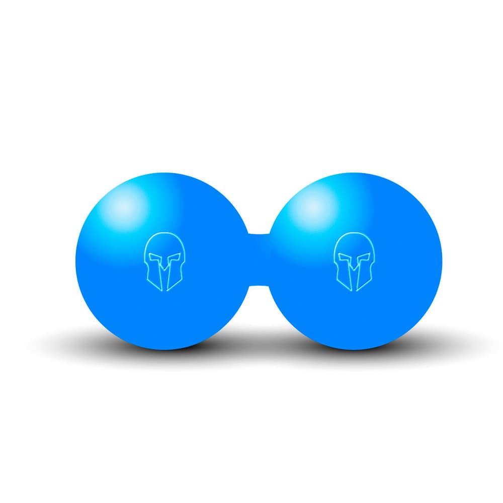 Double balle de massage en ébonite Ø 6cm | Bleu Double balle de massage GladiatorFit 469592300000 Photo no. 1