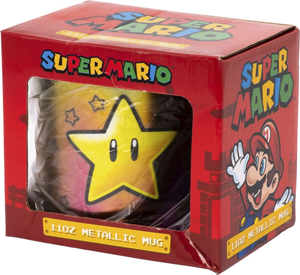 Super Mario: Star Power - Tasse metallic [315 ml] Merchandise Pyramid Internationa 785302408106 Bild Nr. 1