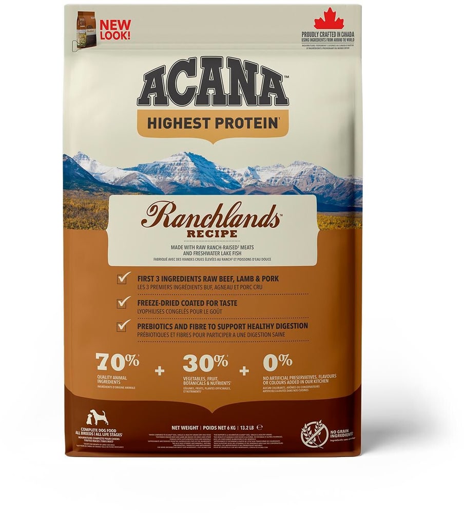 Regionals Ranchlands Trockenfutter Acana 785300192072 Bild Nr. 1