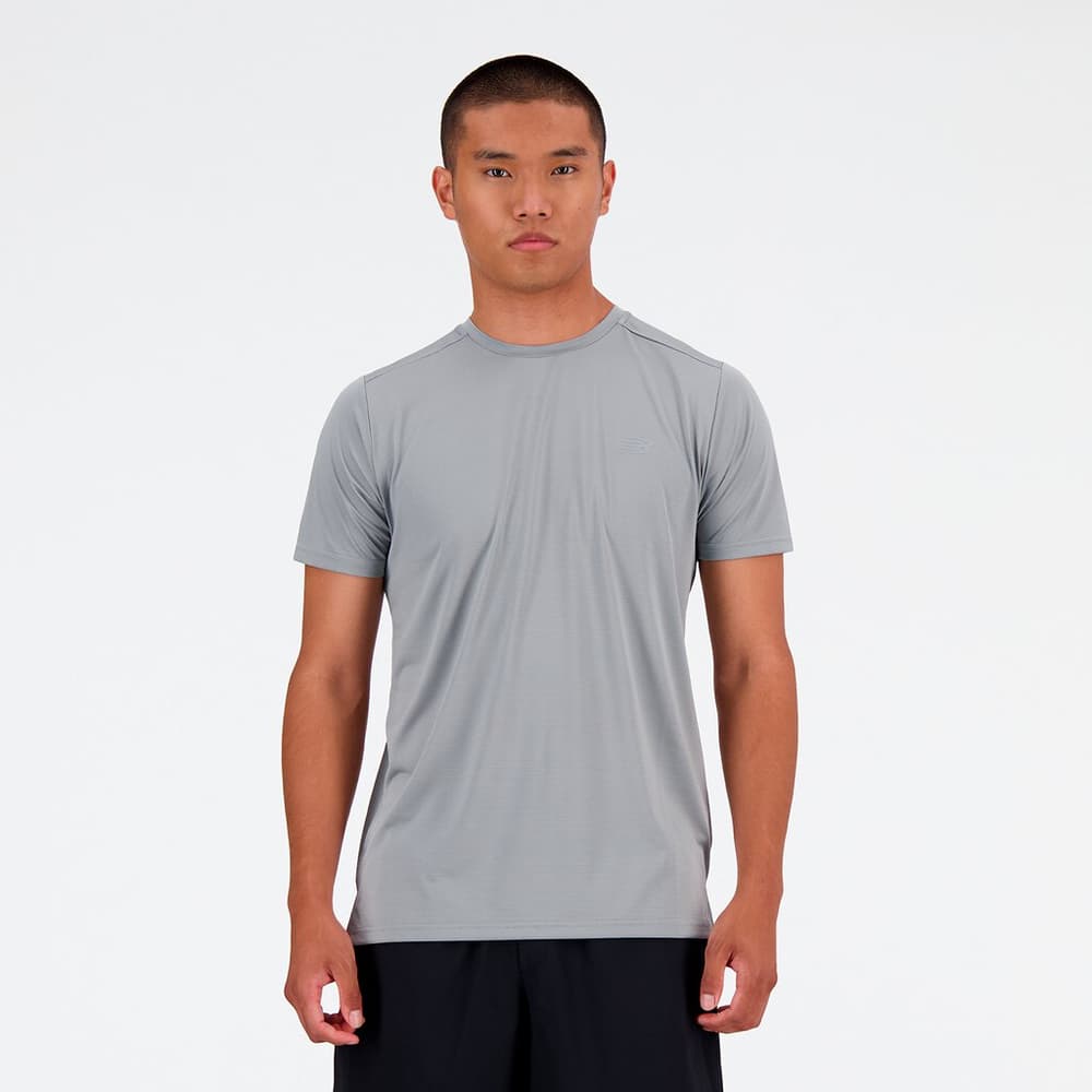 Sport Essentials Run T-Shirt T-Shirt New Balance 474128000581 Grösse L Farbe Hellgrau Bild-Nr. 1