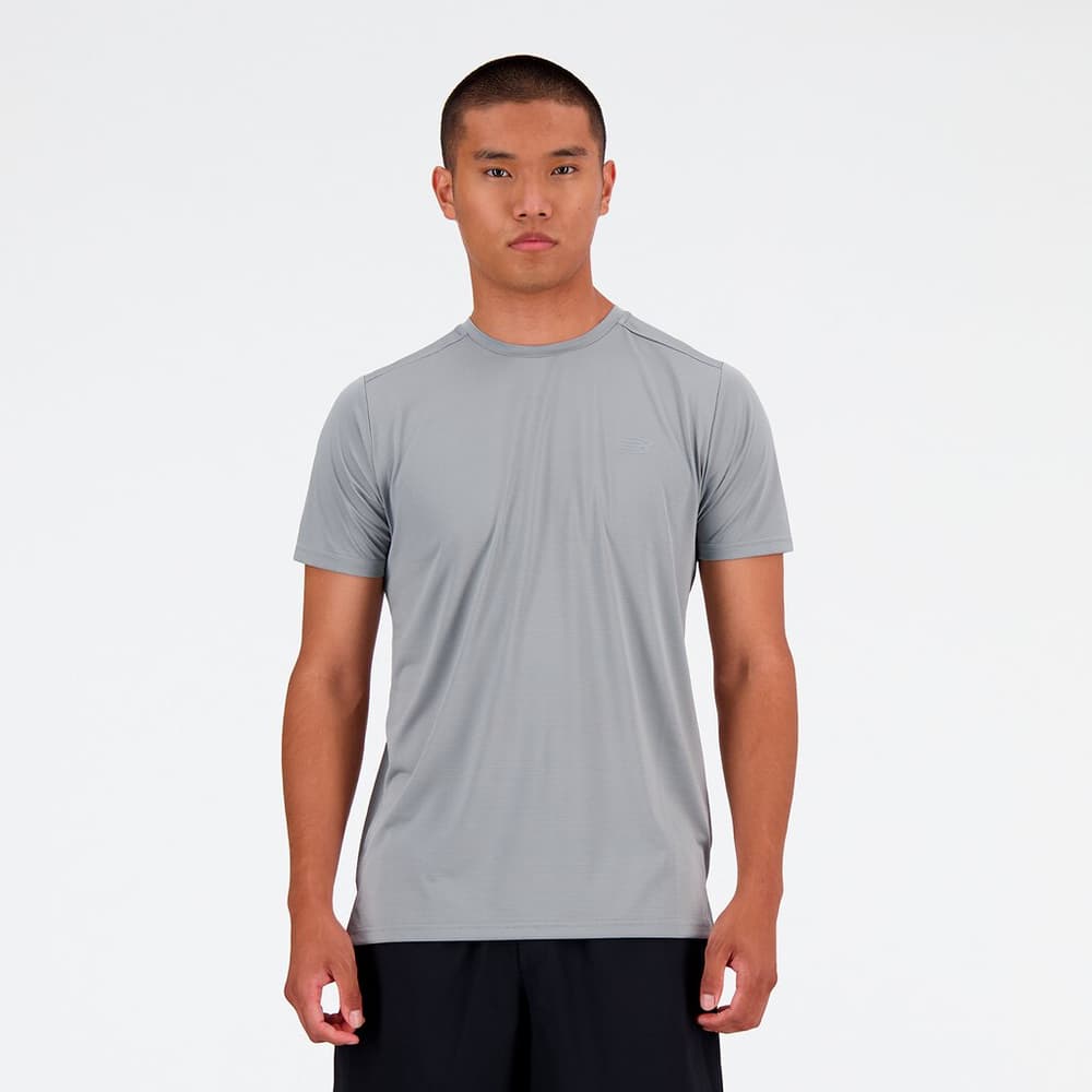 Sport Essentials Run T-Shirt T-shirt New Balance 474128000681 Taglie XL Colore grigio chiaro N. figura 1