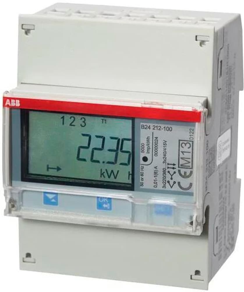 Compteur d'énergie triphasé B24-212-600 Transformateur de mesure Compteur d’énergie ABB 785300170851 Photo no. 1