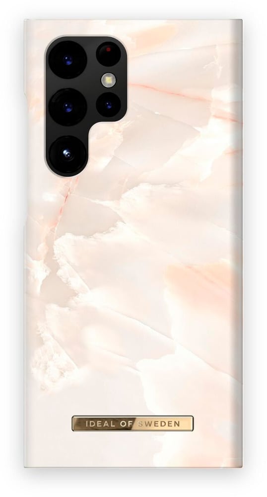 Rose Pearl Marble Galaxy S23 Ultra Coque smartphone iDeal of Sweden 785302401996 Photo no. 1