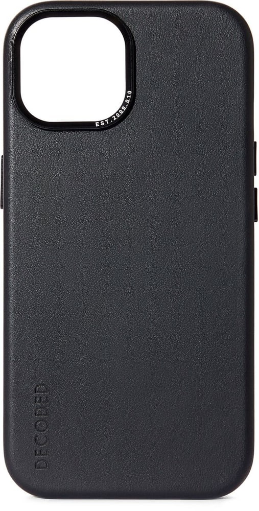 Leather Magsafe - iPhone 15 Plus / Schwarz Smartphone Hülle Decoded 785302408336 Bild Nr. 1