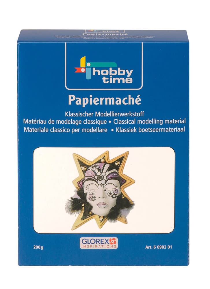 Papiermaché pulverförmig 200g in Verkaufsbox Modelliermasse Glorex Hobby Time 665479000000 Bild Nr. 1