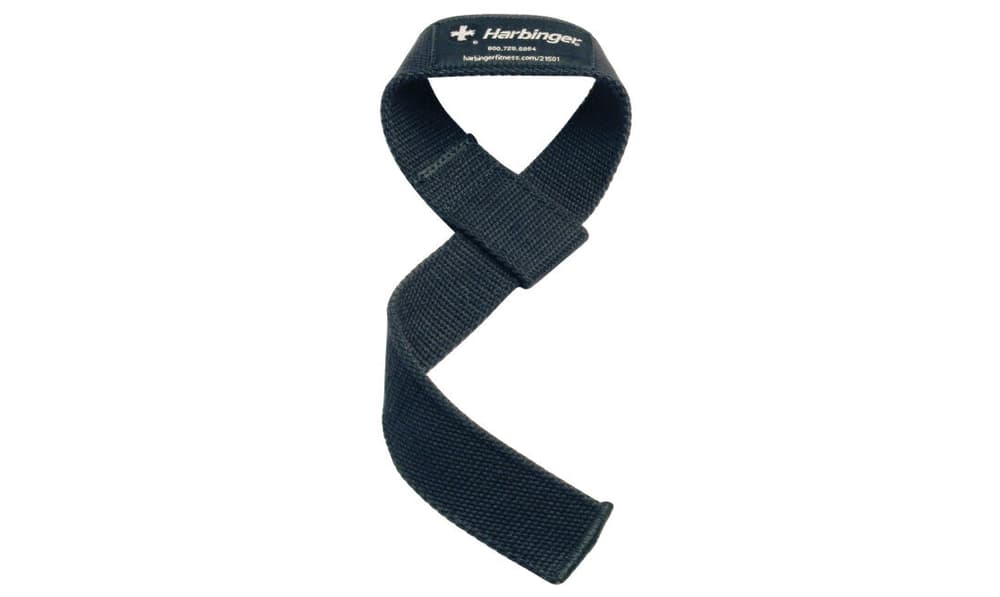 Cotton Lifting Straps - Black Guanti da fitness Harbinger 470503300000 N. figura 1