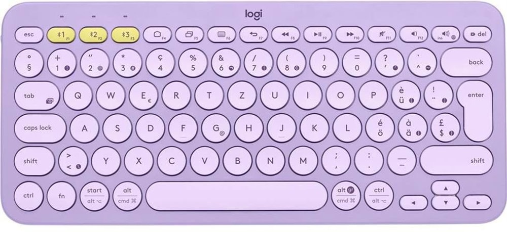 K380 Multi-Device Lavendel Tastiera universale Logitech 785300187391 N. figura 1