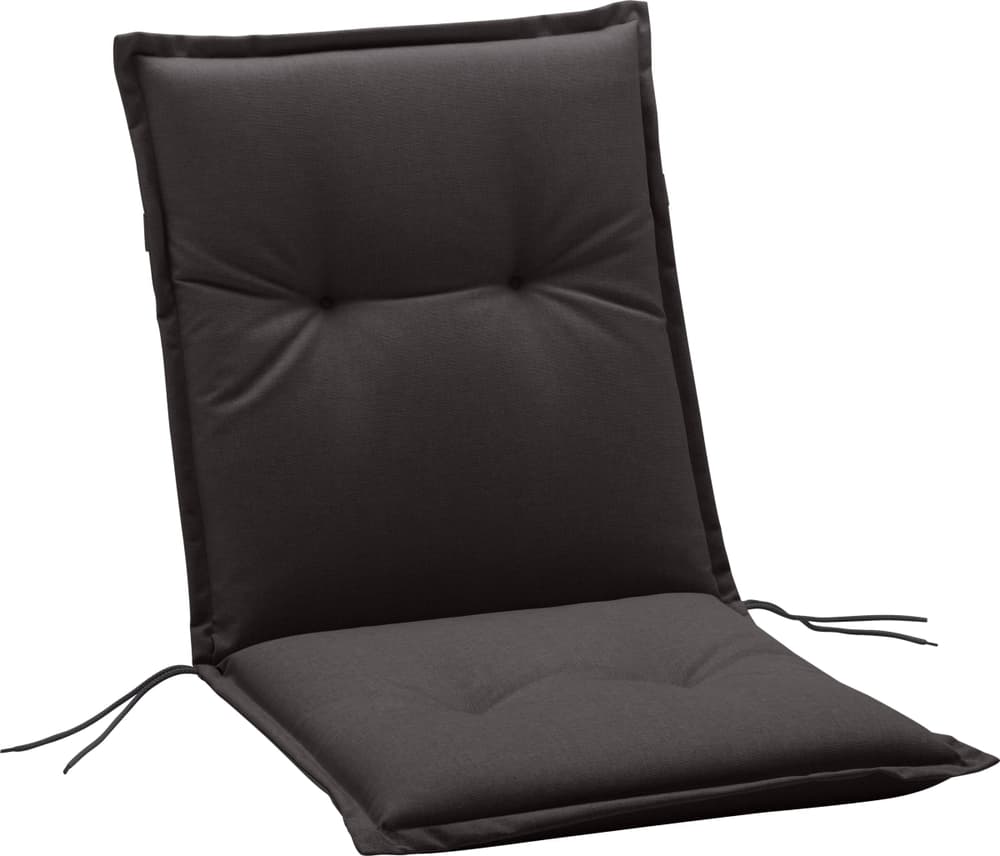 EDITA Cuscino sedia con schienale basso 450797640584 Colore Antracite Dimensioni L: 103.0 cm x A: 50.0 cm N. figura 1