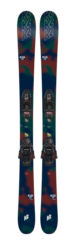 Juvy inkl. FDT 4.5 GW Skis pour enfant avec fixations K2 493617110993 Couleur multicolore Longueur 109 Photo no. 1