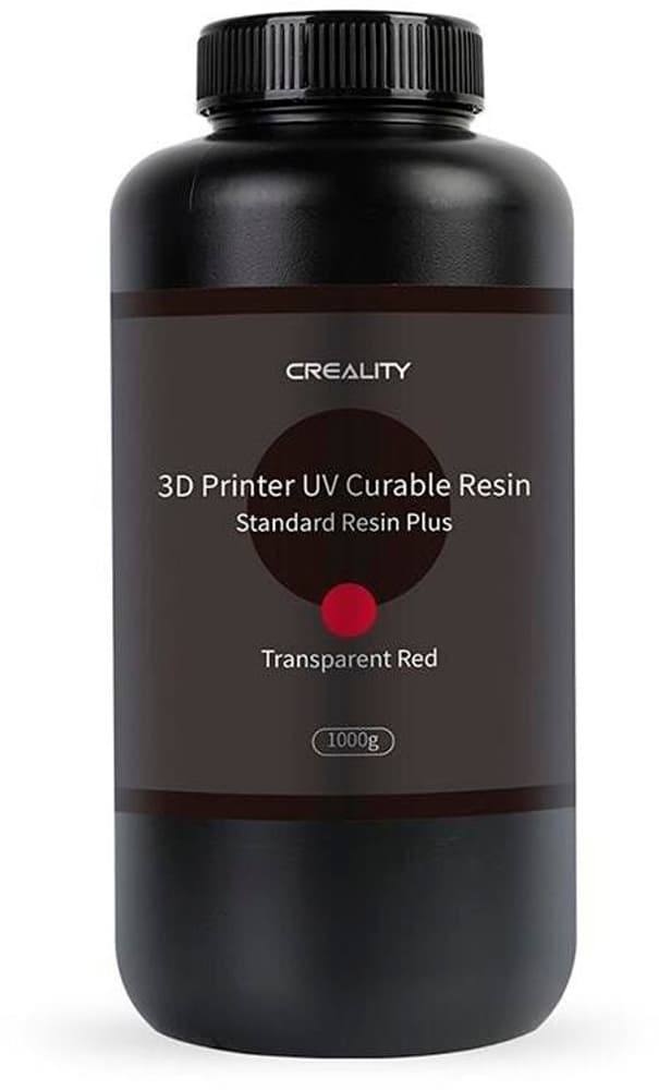 Resin 3D Résine Plus 1 kg, Rot Résine pour imprimante 3D Creality 785302414928 Photo no. 1