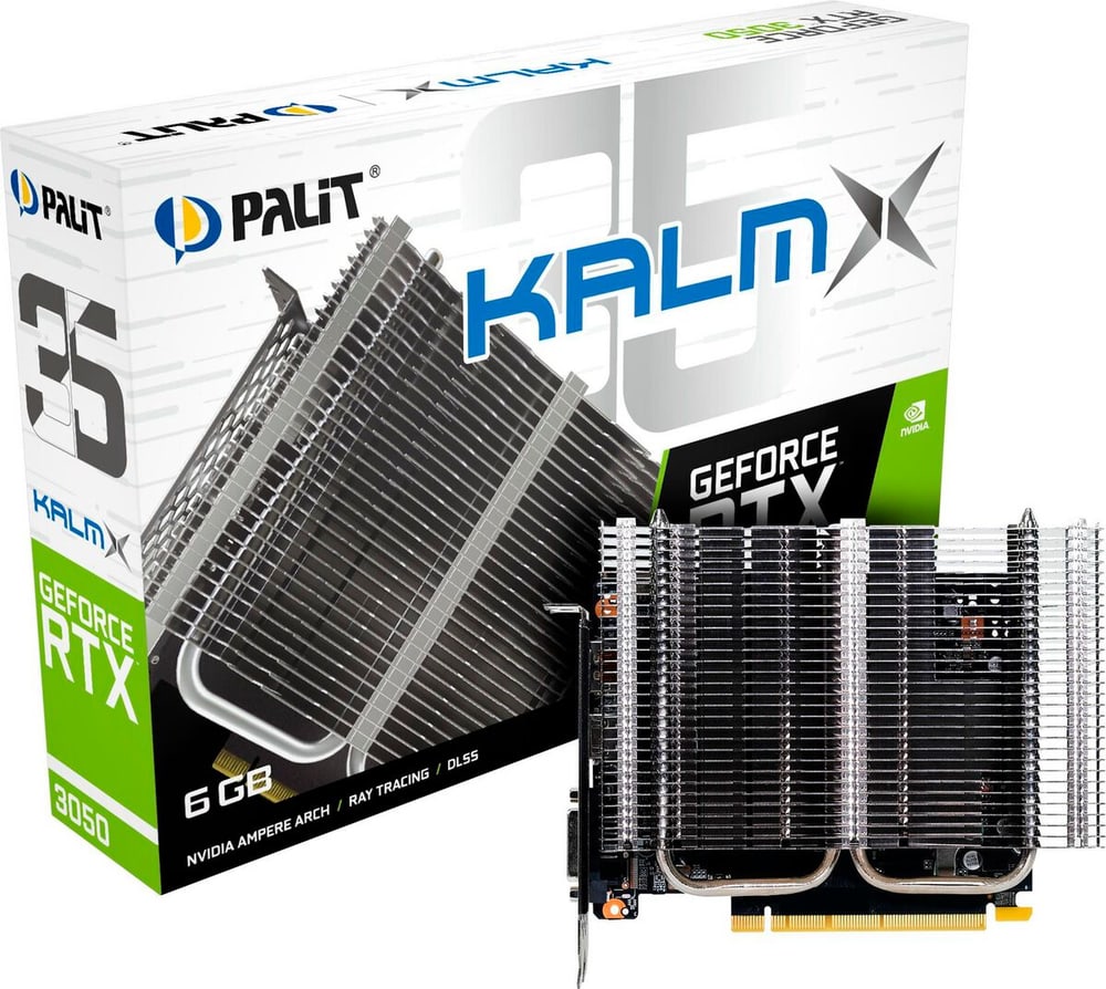 GeForce RTX 3050 KalmX 6 GB Carte graphique Palit 785302429091 Photo no. 1
