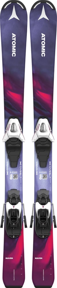 Maven Girl inkl. C 5 GW Skis pour enfant avec fixations Atomic 493616710091 Couleur lilas Longueur 100 Photo no. 1