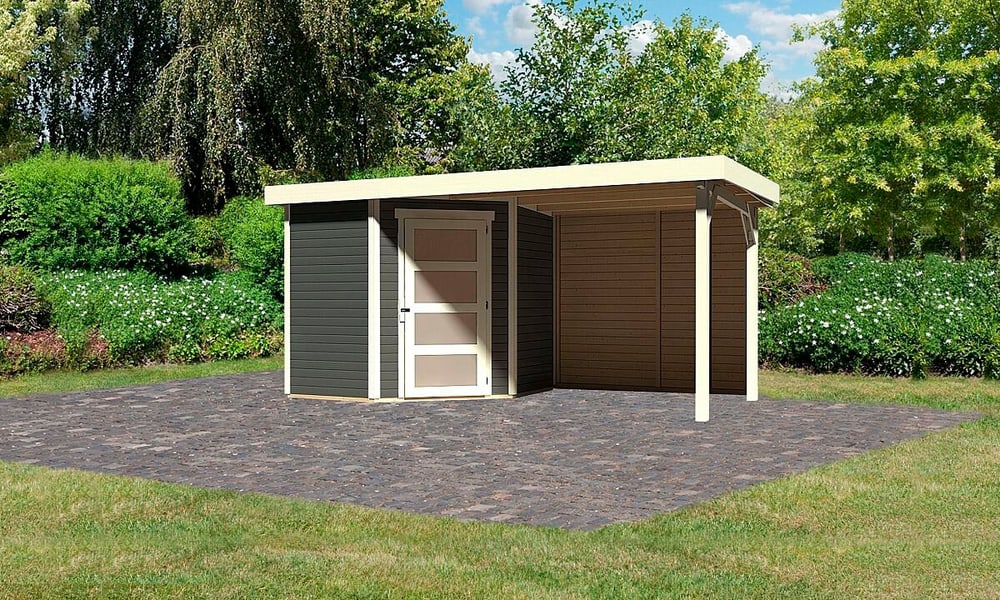 Abri de jardin Schwandorf 3 Set, 19 mm Cabane de jardin Karibu 647455400000 Photo no. 1